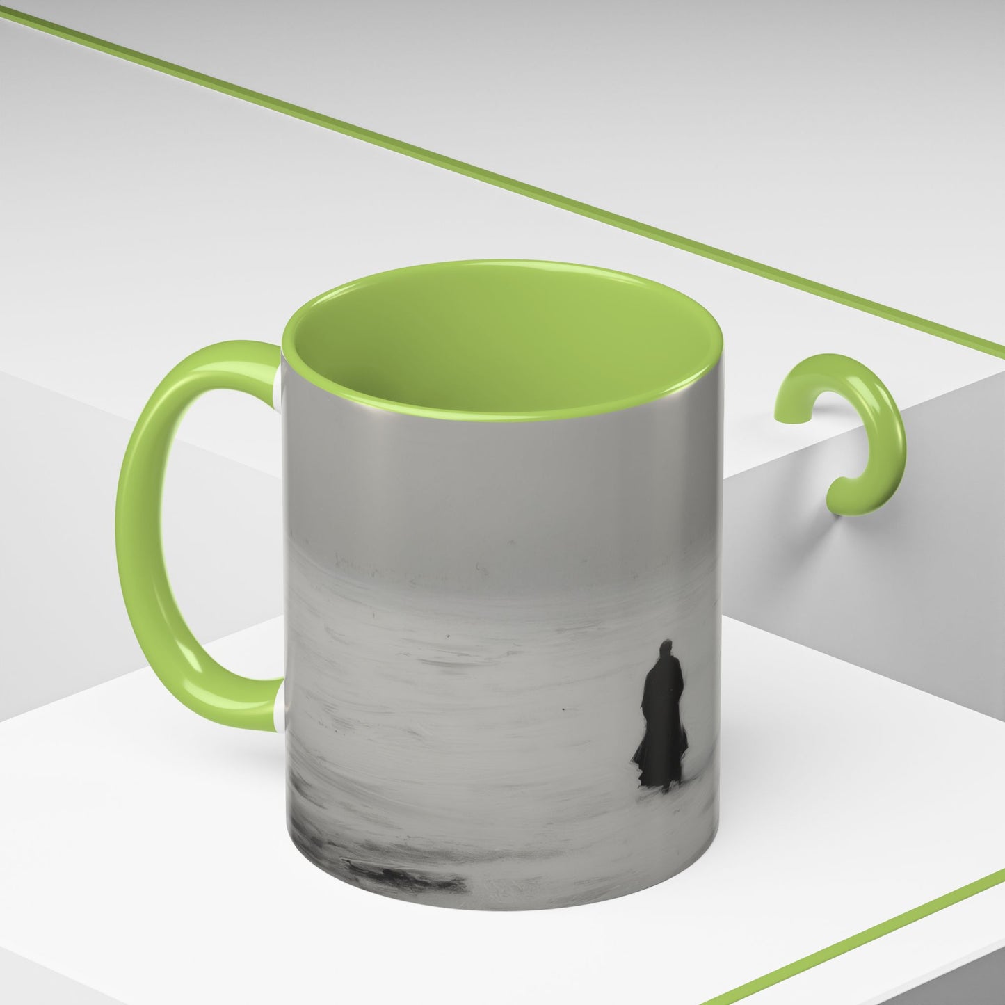 A Melancholy Winter Mug (EU) - Landscape Mug, Winter Mug, Holiday Mug, Christmas Mug, Classical Music Mug