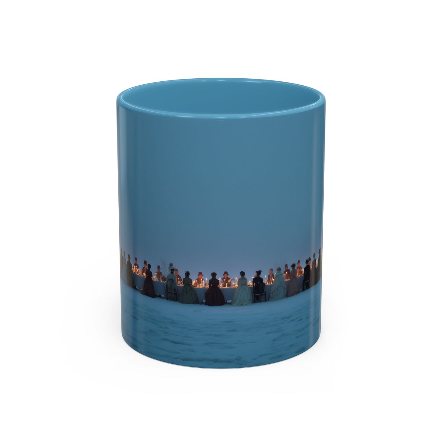 Christmas Dinner Mug (USA) - Holiday Mug, Elegant Classical Music Mug, Community Mug, Celebration Mug, Holiday Traditions Mug