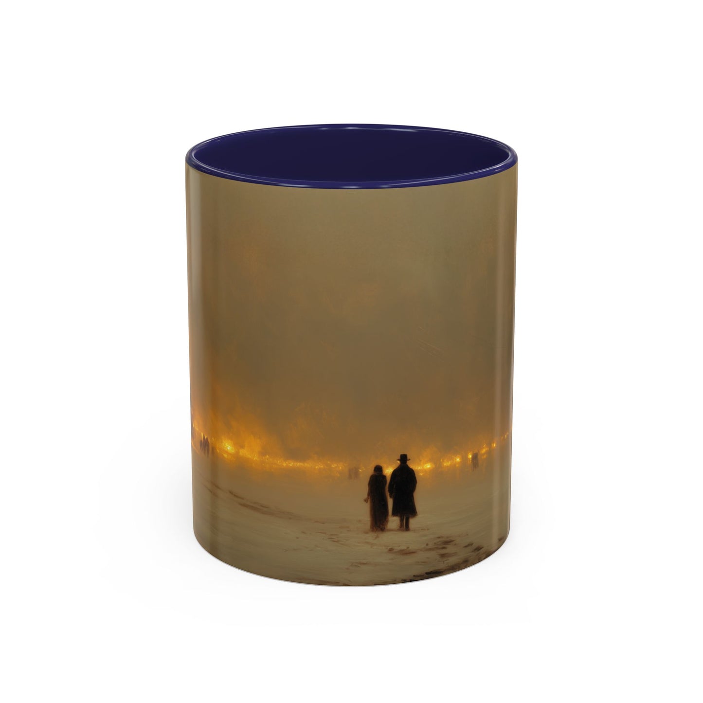 Romantic Christmas Mug (USA) - Classical Music Inspired Mug, Winter Wonderland Mug, Christmas Mug, Winter Mug, Christmas Lights Mug