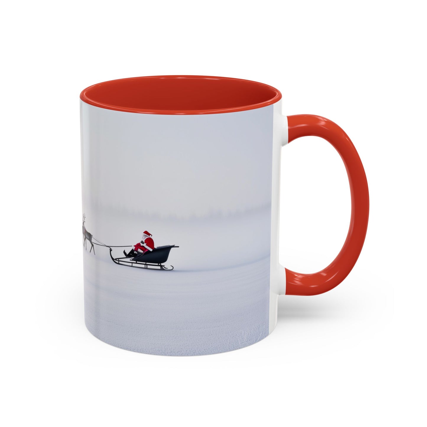 Christmas with Tchaikovsky Mug (EU)- Santa Sleigh Mug, Reindeer Mug, Santa Mug, Tchaikovsky Mug, Winter Mug, North Pole Mug
