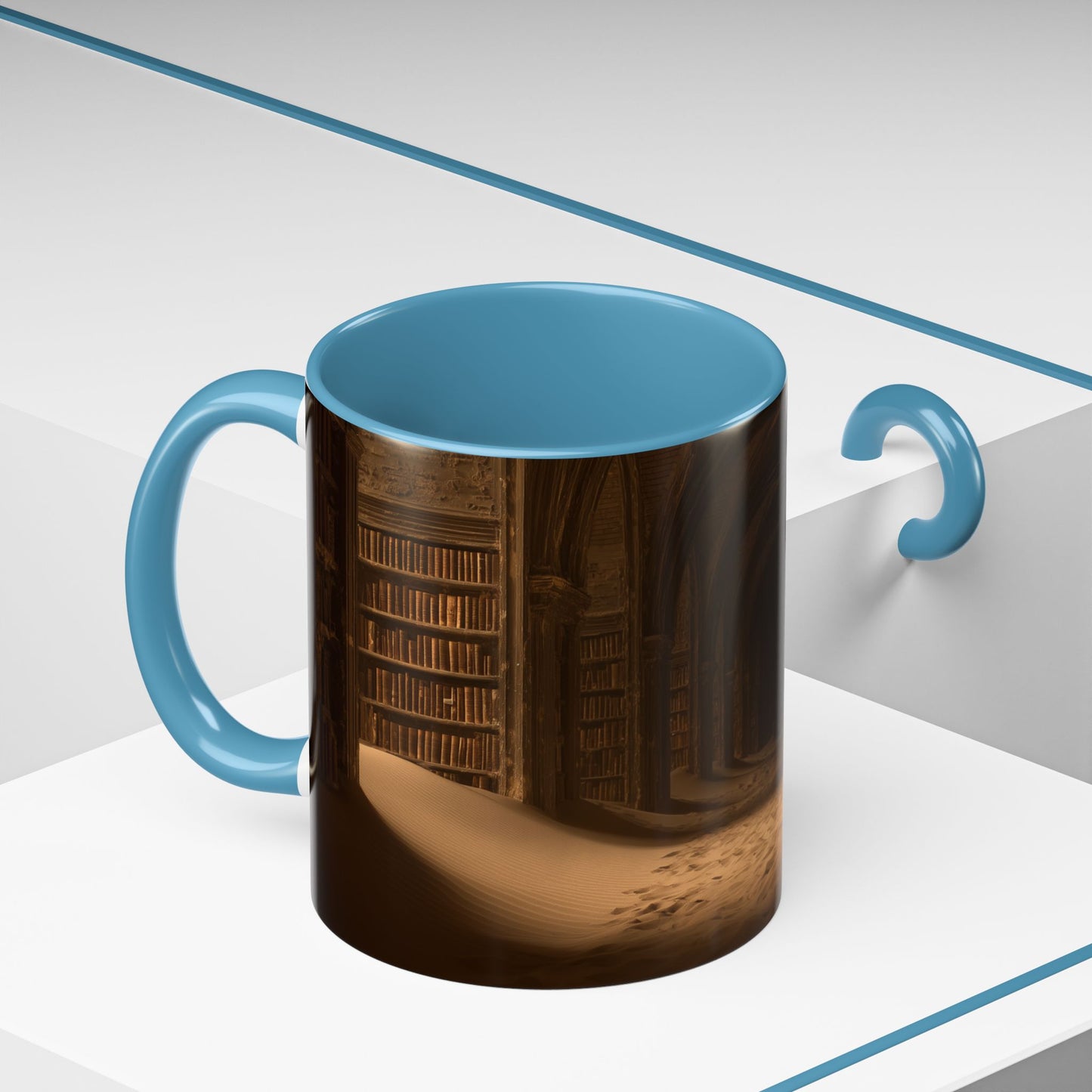 Deep Focus Mug (EU) - Classical Music for Thinking Mug, Peaceful Library Mug, Nature Library Mug, Apocalyptic Library Mug