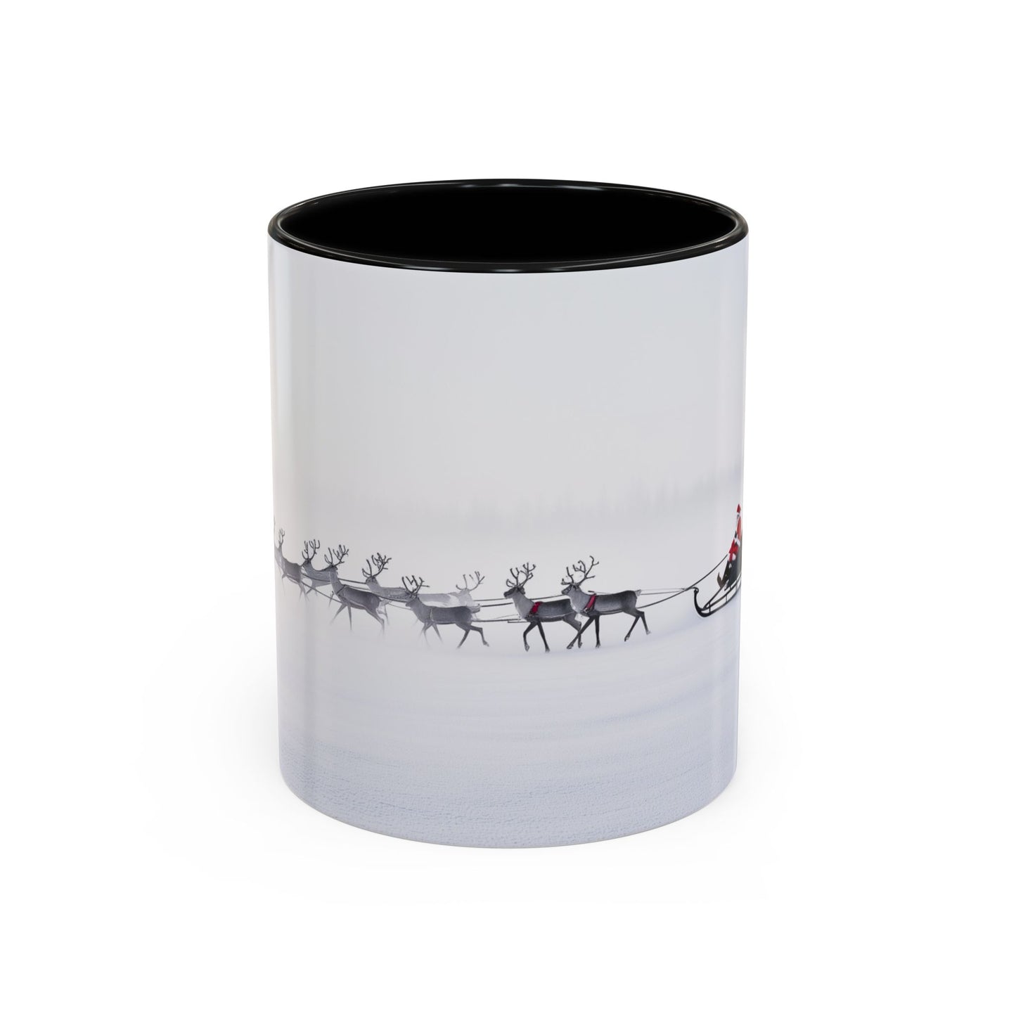 Christmas with Tchaikovsky Mug (USA)- Santa Sleigh Mug, Reindeer Mug, Santa Mug, Tchaikovsky Mug, Winter Mug, North Pole Mug