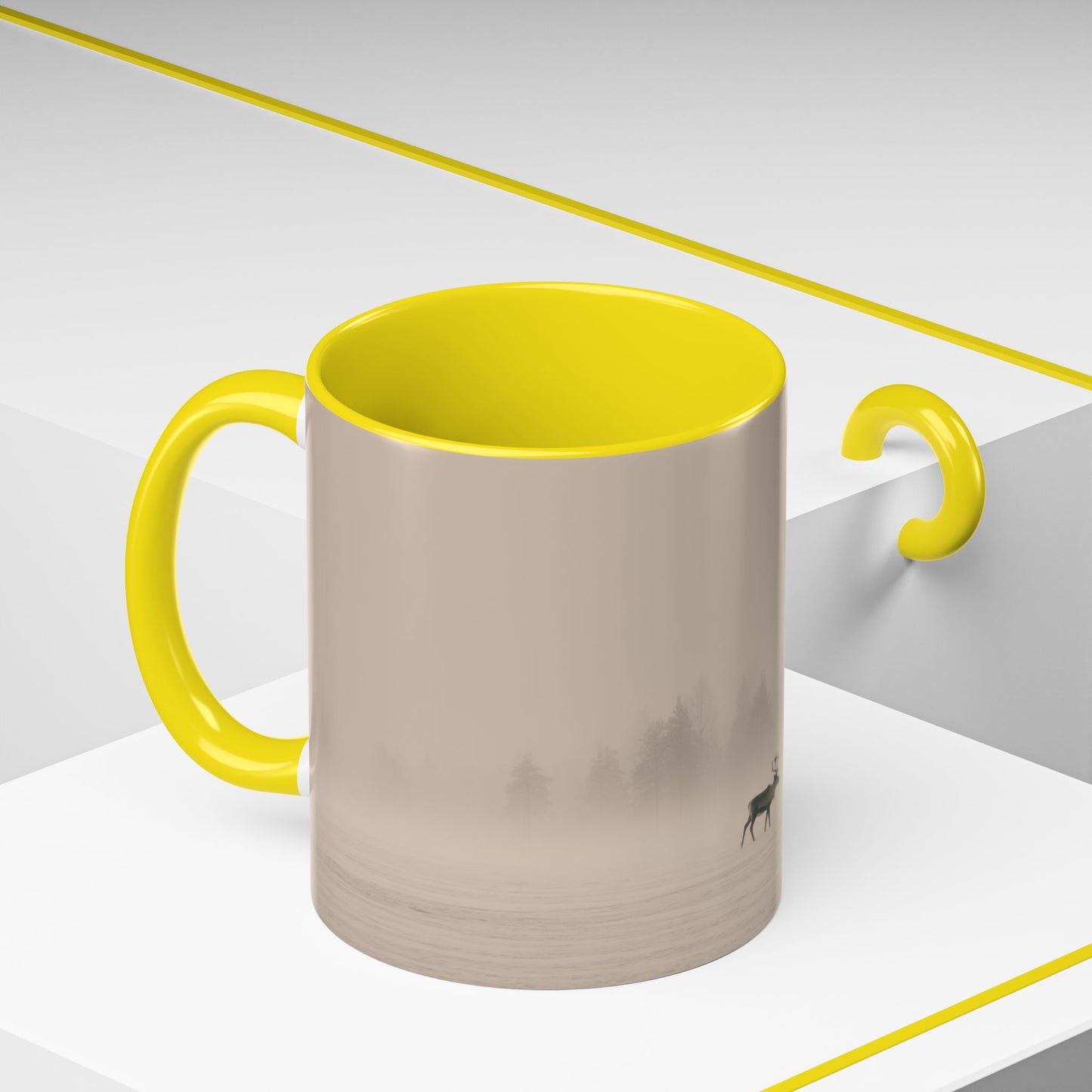 Winter Morning Mug (EU)- Classical Music Mug, Mozart Vivaldi & Bach Inspired Mug, Winter Mug, Soft Morning Mug, Wilderness Mug