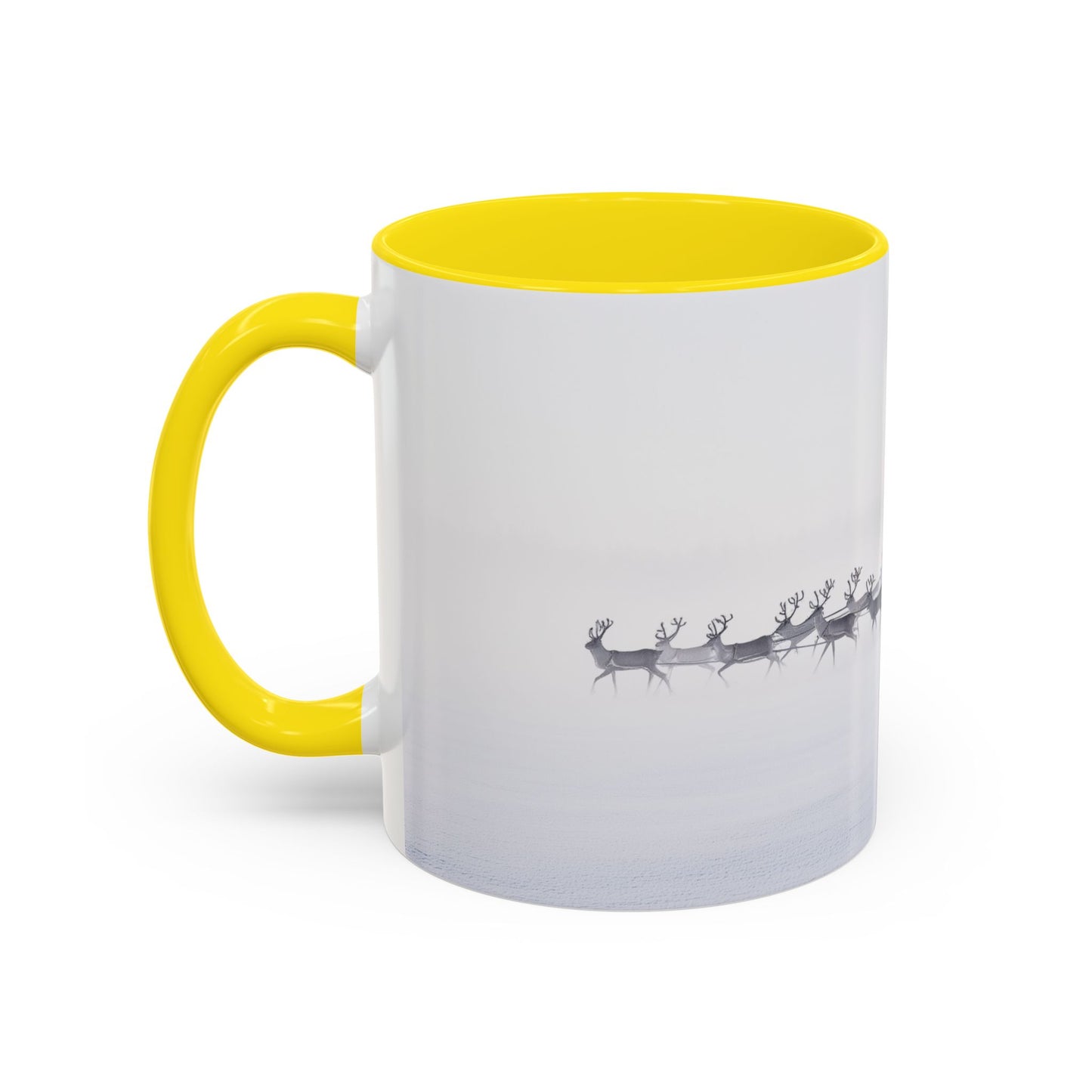 Christmas with Tchaikovsky Mug (USA)- Santa Sleigh Mug, Reindeer Mug, Santa Mug, Tchaikovsky Mug, Winter Mug, North Pole Mug