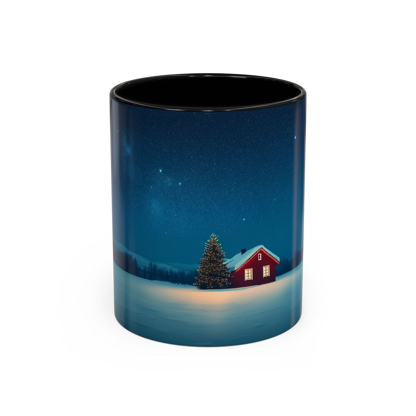 Classical Christmas Mug (EU)- Winter Hut Mug, Christmas Mug, North Pole Mug, Classical Music Mug, Christmas Decor Mug