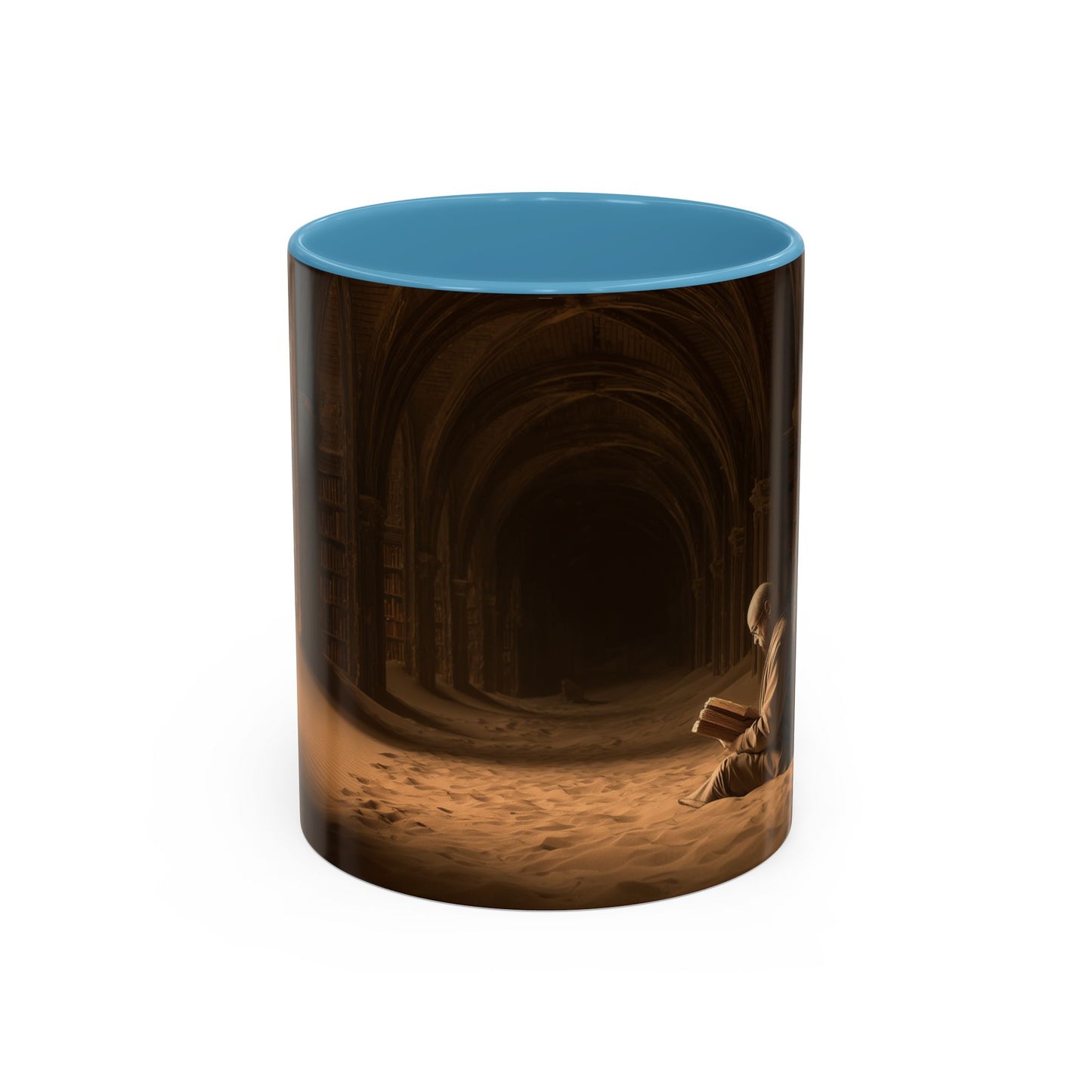 Deep Focus Mug (EU) - Classical Music for Thinking Mug, Peaceful Library Mug, Nature Library Mug, Apocalyptic Library Mug