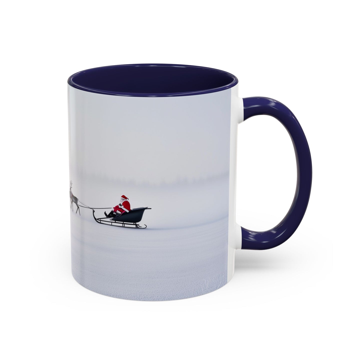 Christmas with Tchaikovsky Mug (EU)- Santa Sleigh Mug, Reindeer Mug, Santa Mug, Tchaikovsky Mug, Winter Mug, North Pole Mug