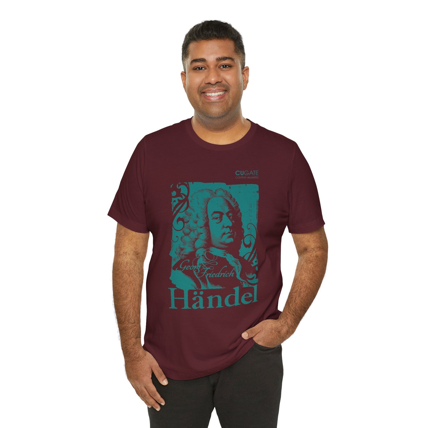 Händel T-Shirt (Dark): Classical Music T-Shirt, Händel Shirt, Georg Friedrich Händel Gift, Händel Tribute Tee