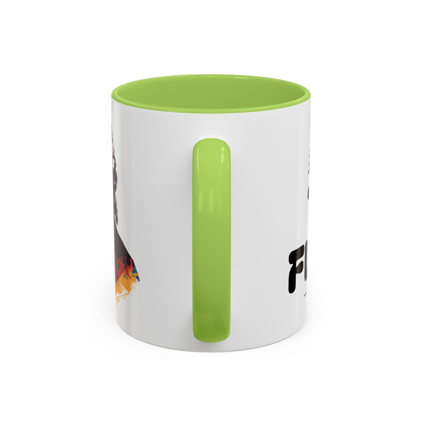 Two Flutes Mug in White (EU) - Mozart Flute Quote Mug, Mozart Mug, Classical Music Mug, Funny Mozart Quote