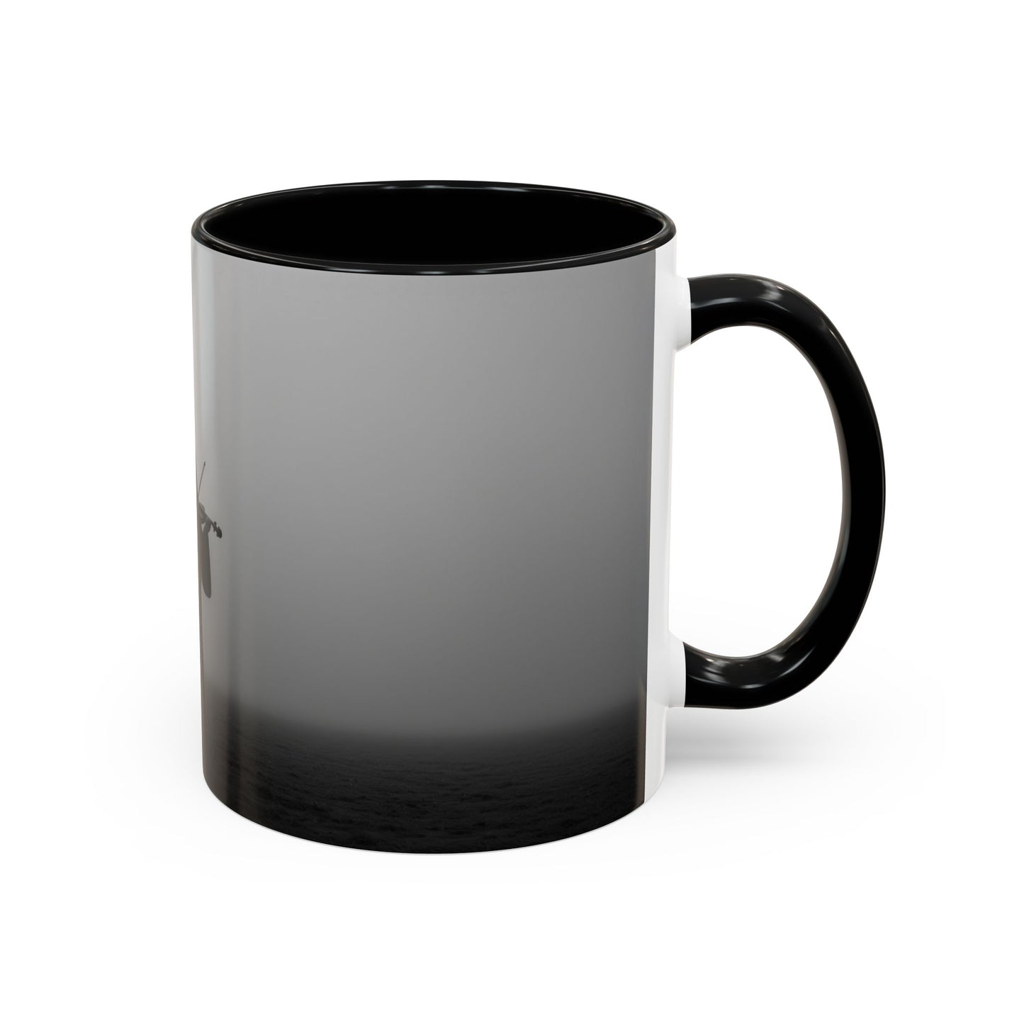 Dark Violin Mug (EU) - Dramatic Art Mug, Violin Mug, Haunting Art Mug, Dark Classical Music Mug