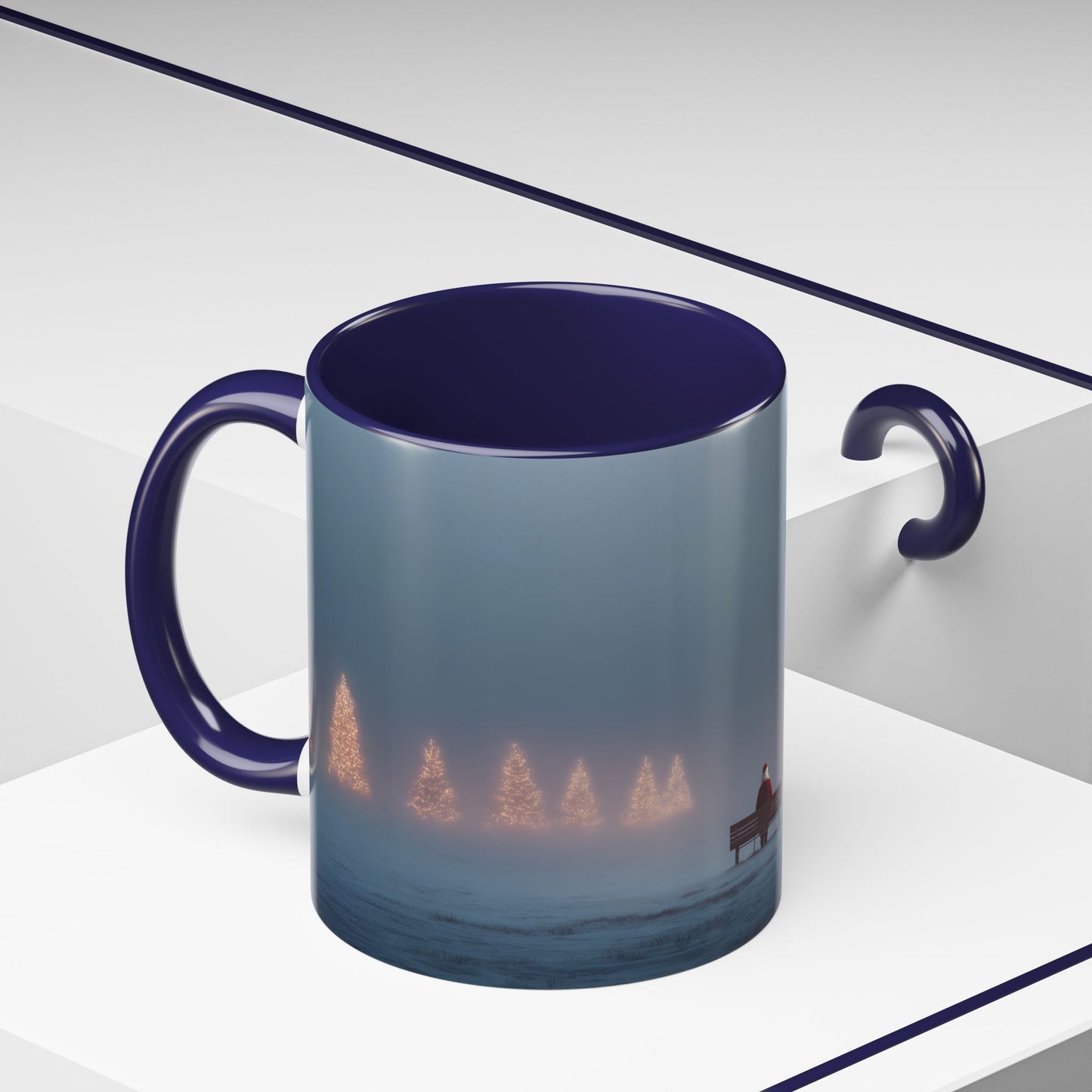 A Peaceful Christmas Mug (EU) - Landscape Mug, Winter Mug, Holiday Mug, Christmas Mug, Classical Music Mug