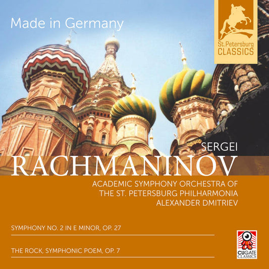 Sergei Rachmaninov: Symphony No. 2 in E minor, op. 27 I The Rock, Symphonic Poem op. 7 by Academic Symphony Orchestra of the St. Petersburg Philharmonia / Alexander Dmitriev (CD)