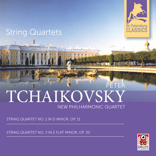 Peter Tchaikovsky: String Quartet No. 1 in D minor, op. 11 I String Quartet No. 3 in E flat minor, op. 30 by New Philharmonic Quartet (CD)