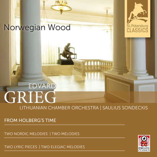 Edvard Grieg: From Holberg’s Time, op. 40 I Two Nordic Melodies for String Orchestra, op.63 I Two Melodies for String Orchestra, op. 53 I Two Lyric Pieces for String Orchestra, op. 68 I Two Elegiac Melodies, op.34 by Lithuanian Chamber Orchestra / S
