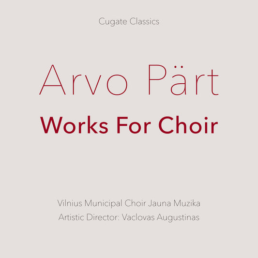 Works For Choir by ARVO PÄRT (CD)
